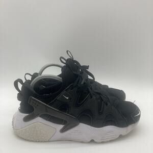 Womens Size 9.5 Nike Air Huarache Craft Black White Trainer Athletic Tennis Shoe